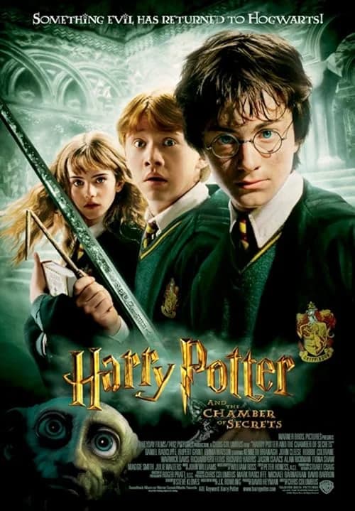 Harry Potter and the Chamber of Secrets film posteri