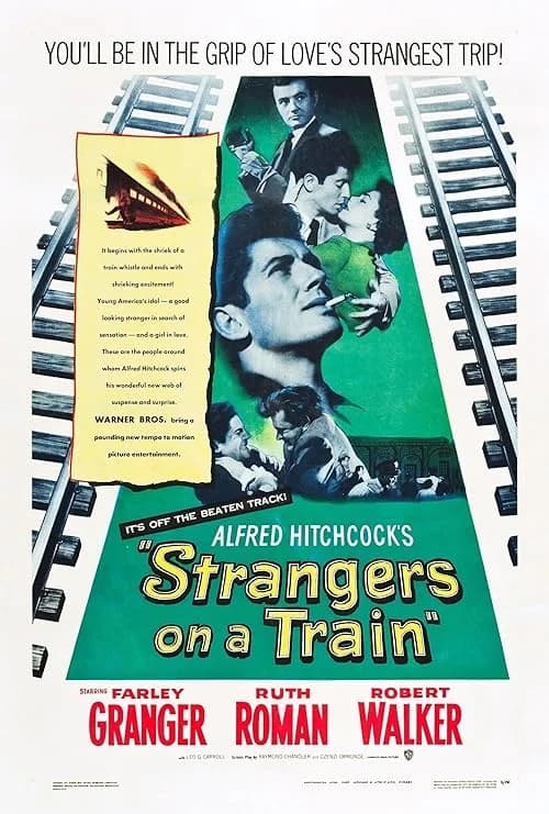 Strangers on a Train film posteri